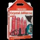 Набір для страпона Doc Johnson Vac-U-Lock Crystal Jellies Set, діаметр 3,8см, 2×4,5см, 5,1 см