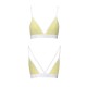 Спортивний топ з подвійними бретелями Passion PS007 TOP S, yellow