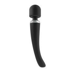 Потужний вібромасажер Dorcel Megawand Black перезаряджуваний, 160 режимів