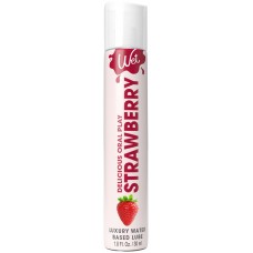 Лубрикант на водной основе Wet Oral Play Strawberry (30 мл), съедобный, без сахара