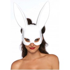 Маска кролика Leg Avenue Masquerade Rabbit Mask White, довгі вушка, на резинці