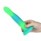 Светящийся в темноте фаллоимитатор ADDICTION Rave 8″ Glow in the Dark Dildo Blue Green, 20,3 см