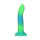 Светящийся в темноте фаллоимитатор ADDICTION Rave 8″ Glow in the Dark Dildo Blue Green, 20,3 см