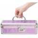 Кейс для зберігання секс-іграшок BMS Factory - The Toy Chest Lokable Vibrator Case Purple з кодовим