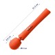 Вібромасажер Fun Factory VIM Vibrating Wand sunrise orange, суперпотужний та легкий, до 6 годин роботи