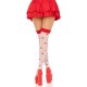 Панчохи Leg Avenue Polka Dot Mushroom Thigh Highs One Size