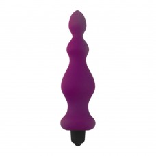 Анальна пробка з вібрацією Adrien Lastic Bullet Amuse Purple, макс. діаметр 3,9 см