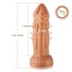 Силиконовый дилдо с вибрацией Hismith Slightly Curved Vibrating Silicone Dildo Monster Series