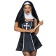 Костюм монашки Leg Avenue Naughty Nun XS, платье, головной убор