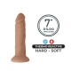 Полуторс с фаллоимитатором на присоске SilexD Apollo S Male Torso Caramel