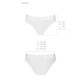 Трусики с прозрачной вставкой Passion PS002 PANTIES XL, white