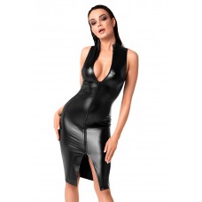 Платье Noir Handmade F337 Powerwetlook midi dress - XXL