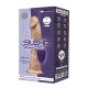 Фалоімітатор з вібрацією SilexD Henry Vibro Flesh (MODEL 2 size 7in) + LRS, діаметр 4,4 см