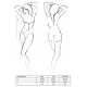 Распродажа!!! Боди-монокини с глубоким декольте PETRA BODY black XXL/XXXL — Passion Exclusive