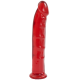 Фаллоимитатор Doc Johnson Jelly Jewels Dong & Suction Cup Red, диаметр 3,6см, антибактериальный ПВХ