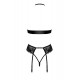 Комплект Kissable Bondage Kiss Set Black S/M