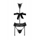 Комплект Kissable Bondage Kiss Set Black S/M