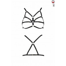 Бюстгальтер-стрепы Passion Exclusive ARMANDA BRA XXL/XXXL, black