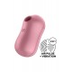 Вакуумный стимулятор с вибрацией Satisfyer Cotton Candy Light Red