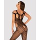 Бодистокинг Obsessive Bodystocking G322 S/M/L, фантасмагорически-силуэтный крой