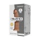 Фаллоимитатор SilexD Robby Caramel (MODEL 2 size 6in), двухслойный, силикон+Silexpan, диаметр 3,5 см