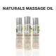 Масажна олія JO Naturals Massage Oil Coconut&Lime з натуральними ефірними оліями 120мл