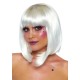 Светящийся в темноте парик Leg Avenue Pearl short natural bob wig White, короткий, жемчужный, 33 см