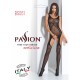 Бодистокинг Passion BS061 black, комбинезон, имитация чулок