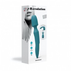 Вібромасажер з двома насадками Love To Love R-EVOLUTION TEAL ME, гнучка головка