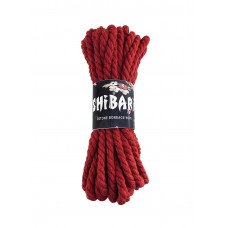 Бавовняна мотузка для шібарі Feral Feelings Shibari Rope, 8 м червона