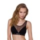 Топ з прозорою вставкою Passion PS002 TOP L, black