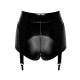 Шортики Noir Handmade F325 Glam suspender wetlook and vinyl shorts - S