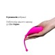 Смарт-виброяйцо Adrien Lastic Palpitation Pink с глубокой вибрацией