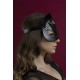 Маска кішечки Feral Feelings - Catwoman Mask, натуральна шкіра, чорна