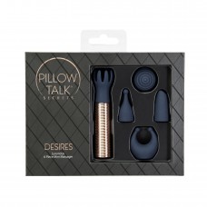 Вібромасажер Pillow Talk Secrets Desires 6-Piece Mini Massager Set - Navy