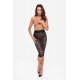 Спідниця Noir Handmade F302 Ambivalence lace up midi skirt - L