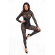 Комбінезон Noir Handmade F299 Enigma lace catsuit with underbust bodice - S