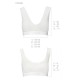 Спортивный топ из эластичного хлопка Passion PS005 TOP S, white