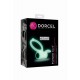 Эрекционное кольцо Dorcel Power Clit White PHOSPHO с вибрацией, белое, светится в темноте