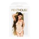 Бодистокинг с имитацией чулок на подвязках Penthouse - Eye of The Storm White XL