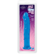 Фаллоимитатор Doc Johnson Jelly Jewels Dong & Suction Cup Blue, диаметр 3,6см, антибактериальный ПВХ