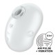 Вакуумный клиторальный стимулятор с вибрацией Satisfyer Cutie Ghost White