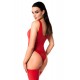 Боди Noir Handmade F352 Red powerwetlook body - S