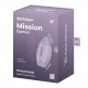 Вакуумний стимулятор з вібрацією Satisfyer Mission Control Violet, 2 незалежні мотори