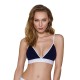 Спортивний топ з подвійними бретелями Passion PS007 TOP S, navy blue