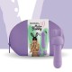 Мінівібратор FeelzToys Magic Bunny Purple з двома насадками