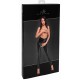 Лeггинсы Noir Handmade F304 Taboo wetlook leggings with open crotch and bum - S