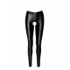 Лeггинсы Noir Handmade F304 Taboo wetlook leggings with open crotch and bum - S