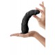 Фаллоимитатор с присоской Real Body - Real Justin Black, TPE, диаметр 4,2см
