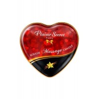 Массажная свеча-сердечко Plaisirs Secrets Vanilla (35 мл)